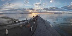 Near Saltair, Great Salt Lake, Utah