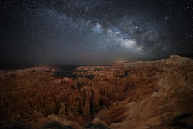 The Milky Way over Sunset Point, Bryce Canyon National Park, Utah