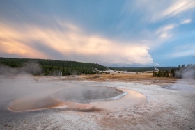Crested Pool, Yellowstone National Park, Wyoming