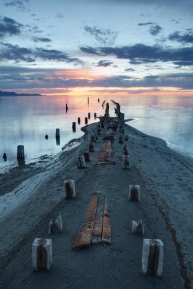 Near Saltair, Great Salt Lake, Utah