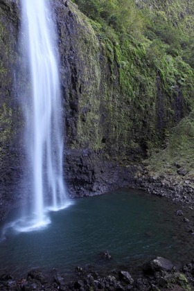 Hanakapi'ai Falls, Na Pali Coast, Kauai, Hawaii