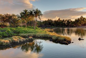 Ku'uali'i Fish Pond at Anaeho'omalu Beach, Big Island, Hawaii