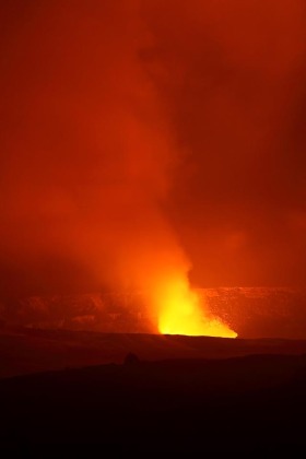 Halema'uma'u Crater, Mt. Kilauea, Hawaii Volcanoes National Park, Big Island, Hawaii