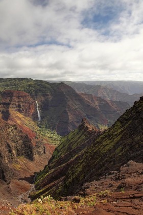 Waipo'o Falls, Waimea Canyon, Kauai, Hawaii