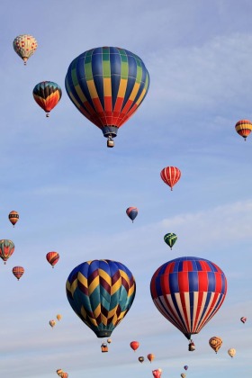 Mass Ascension, Albuquerque Balloon Fiesta, Albuquerque, New Mexico
