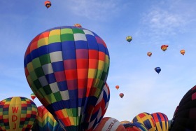 Mass Ascension, Albuquerque Balloon Fiesta, Albuquerque, New Mexico