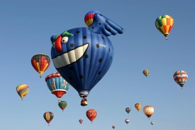 Mass Ascension, Albuquerque Balloon Fiesta, Albuquerque, New Mexico