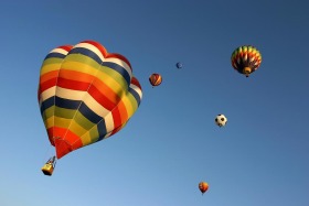 Mass Ascension, Albuquerque Balloon Fiesta, Albuquerque, New Mexico