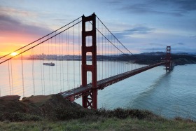 Golden Gate Bridge from Battery Spencer, Golden Gate National Recreation Area, California