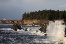 Cape Arago Lighthouse; Sunset Bay State Park, Oregon