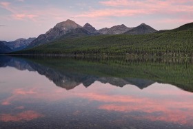 bowman-lake-sunset-glacier-0499