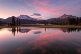 Sparks Lake, Three Sisters Wilderness Area, Oregon