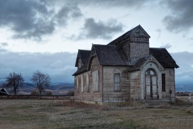 Abandoned Church, Ovid, Idaho