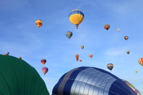 Mass Ascension, Albuquerque Balloon Fiesta, Albuquerque, New Mexico