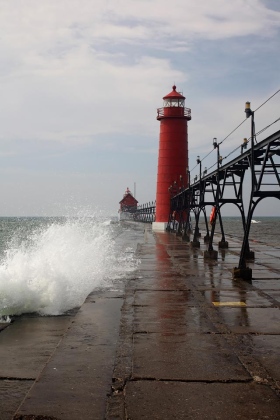 Grand Haven South Pier Lights, Michigan