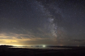 The Milky Way over Rozel Point, Great Salt Lake, Utah