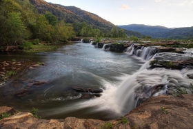 Sandstone Falls, New River Gorge National River, West Virginia