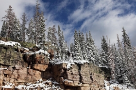 Along the Mirror Lake Scenic Byway, High Uintas Wilderness Area, Utah