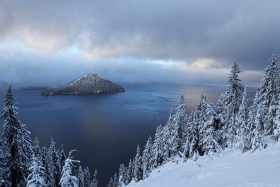 Wizard Island, Crater Lake National Park, Oregon