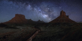 The Milky Way Over Castle Valley, Utah