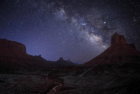 The Milky Way Over Castle Valley, Utah