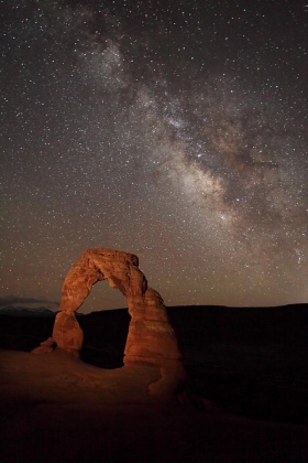 Milky Way over Delicate Arch, Arches National Park, Utah