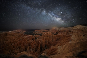 The Milky Way over Sunset Point, Bryce Canyon National Park, Utah