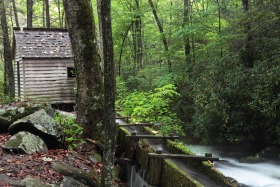 Reagan Mill, Roaring Fork Nature Trail, Great Smoky Mountains National Park, Tennesee